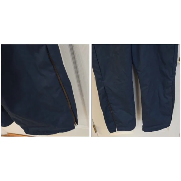 Vintage Walls Blizzard Pruf Coveralls Insulated Blue Size L/XL **